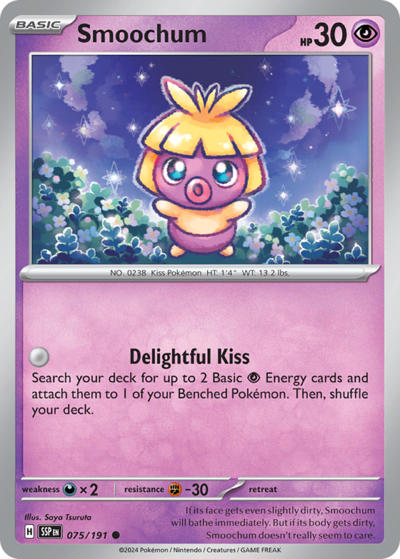 Smoochum — sv8 75 — Pokémon TCG