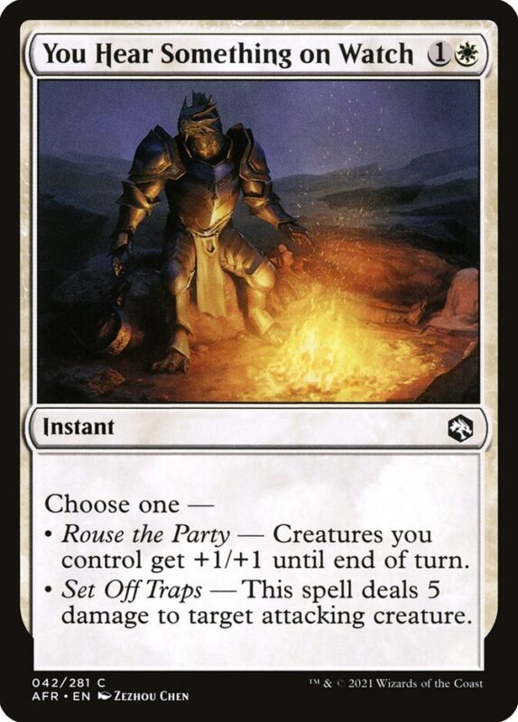 You Hear Something on Watch — afr 42 — Magic The Gathering TCG