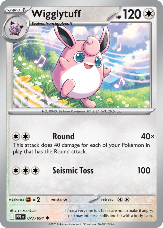 Wigglytuff — me2 77 — Pokémon TCG