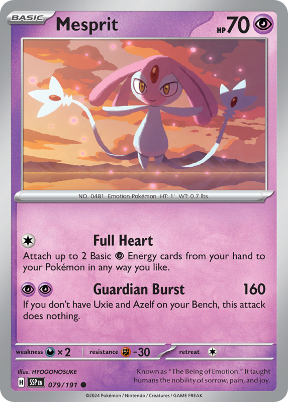 Mesprit — sv8 79 — Pokémon TCG