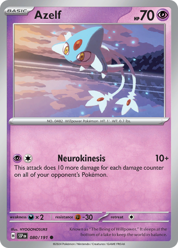Azelf — sv8 80 — Pokémon TCG
