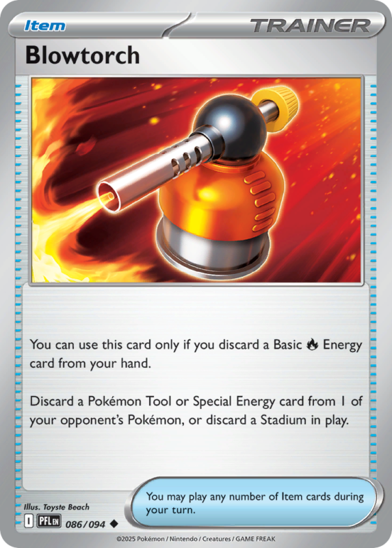 Blowtorch — me2 86 — Pokémon TCG