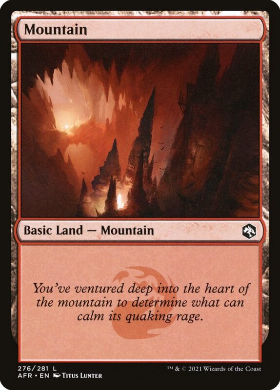 Mountain — afr 276 — Magic The Gathering TCG