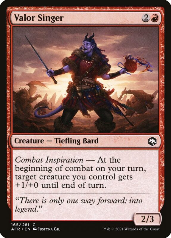 Valor Singer — afr 165 — Magic The Gathering TCG