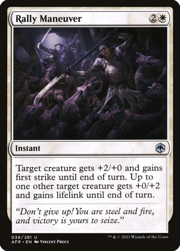 Rally Maneuver — afr 36 — Magic The Gathering TCG