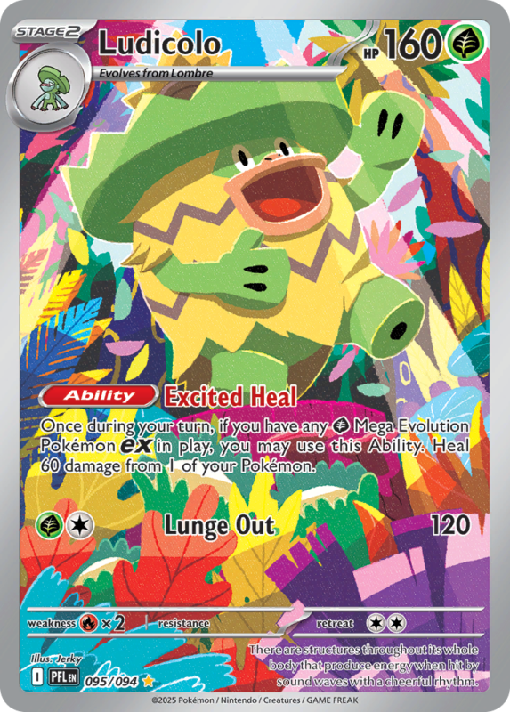 Ludicolo — me2 95 — Pokémon TCG