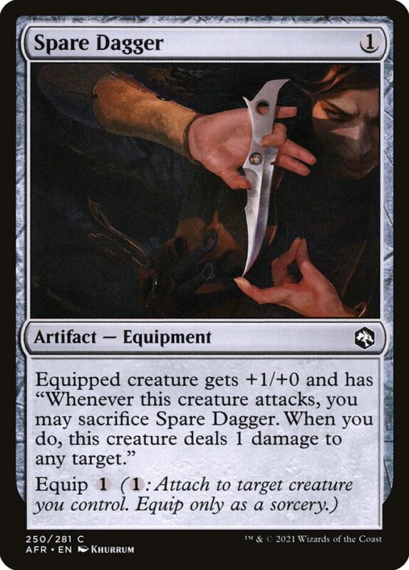 Spare Dagger — afr 250 — Magic The Gathering TCG