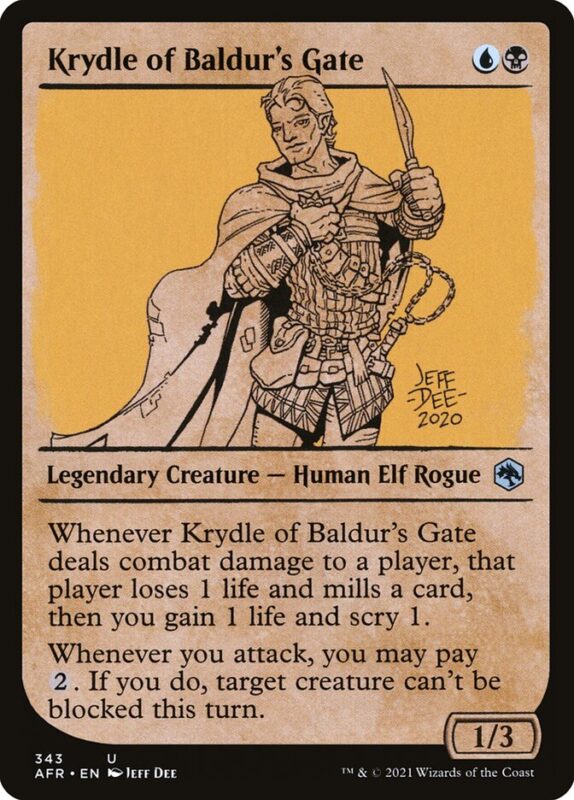 Krydle of Baldur's Gate — afr 343 — Magic The Gathering TCG