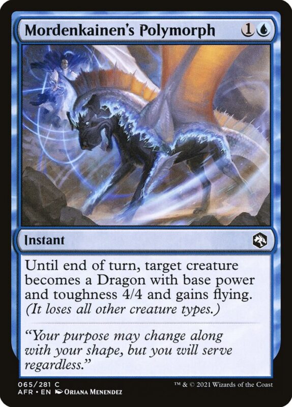 Mordenkainen's Polymorph — afr 65 — Magic The Gathering TCG