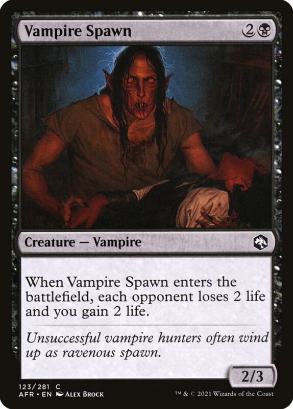 Vampire Spawn — afr 123 — Magic The Gathering TCG