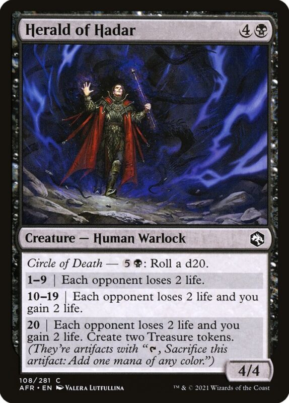 Herald of Hadar — afr 108 — Magic The Gathering TCG