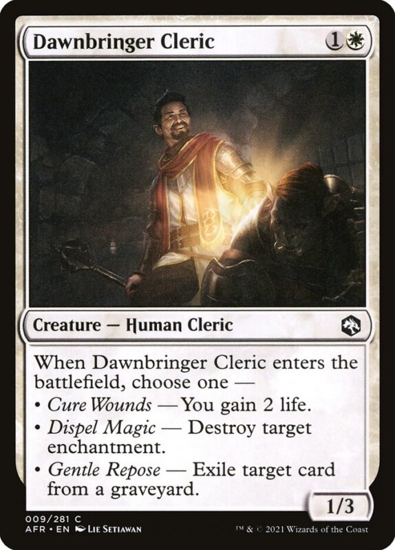 Dawnbringer Cleric — afr 9 — Magic The Gathering TCG