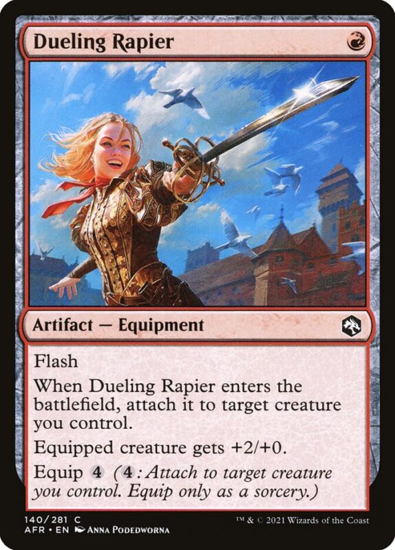Dueling Rapier — afr 140 — Magic The Gathering TCG