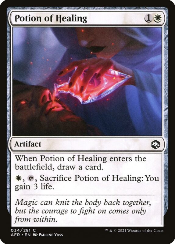 Potion of Healing — afr 34 — Magic The Gathering TCG