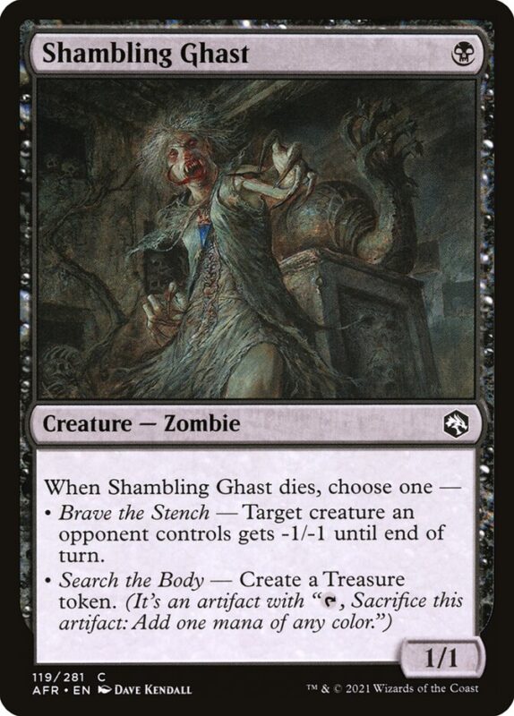Shambling Ghast — afr 119 — Magic The Gathering TCG