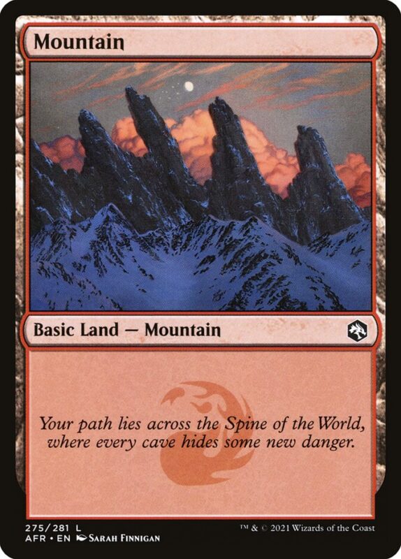 Mountain — afr 275 — Magic The Gathering TCG