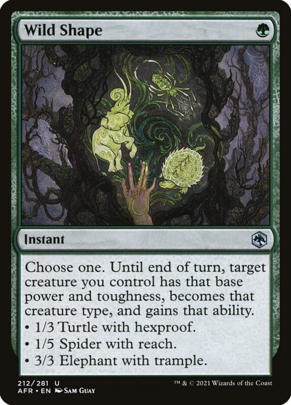 Wild Shape — afr 212 — Magic The Gathering TCG