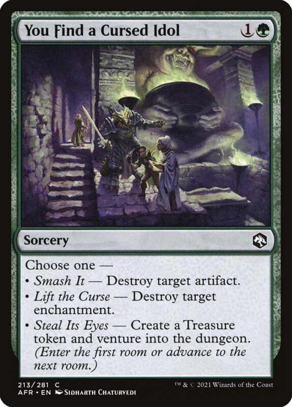 You Find a Cursed Idol — afr 213 — Magic The Gathering TCG