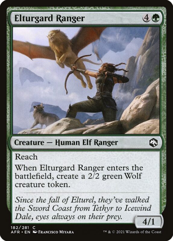 Elturgard Ranger — afr 182 — Magic The Gathering TCG