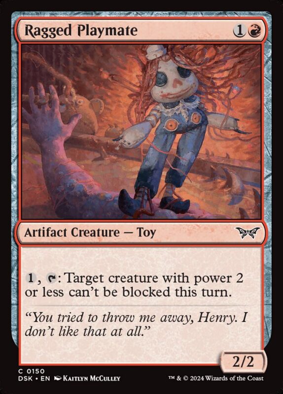 Ragged Playmate — dsk 150 — Magic The Gathering TCG