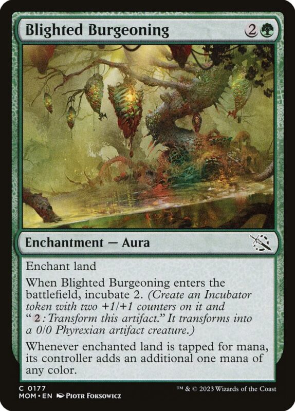 Blighted Burgeoning — mom 177 — Magic The Gathering TCG