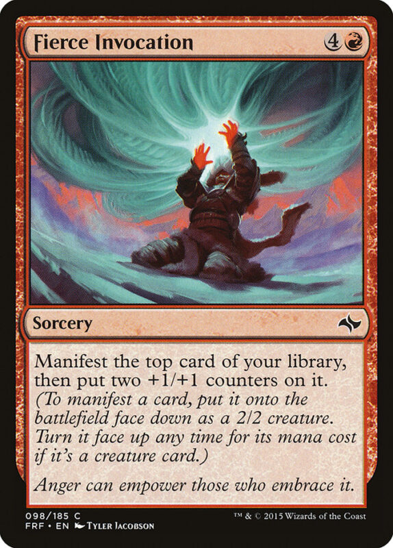Fierce Invocation — frf 98 — Magic The Gathering TCG