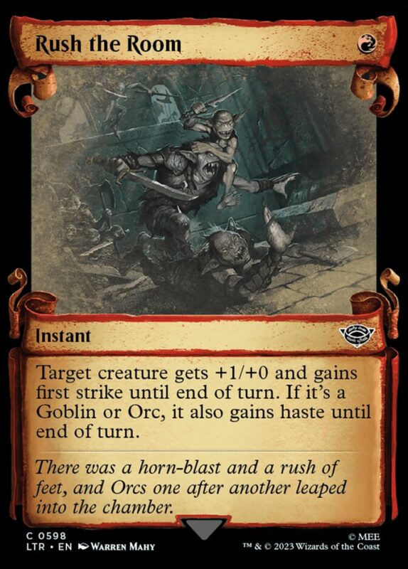 Rush the Room — ltr 598 — Magic The Gathering TCG