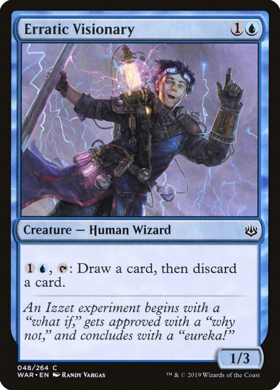 Erratic Visionary — war 48 — Magic The Gathering TCG