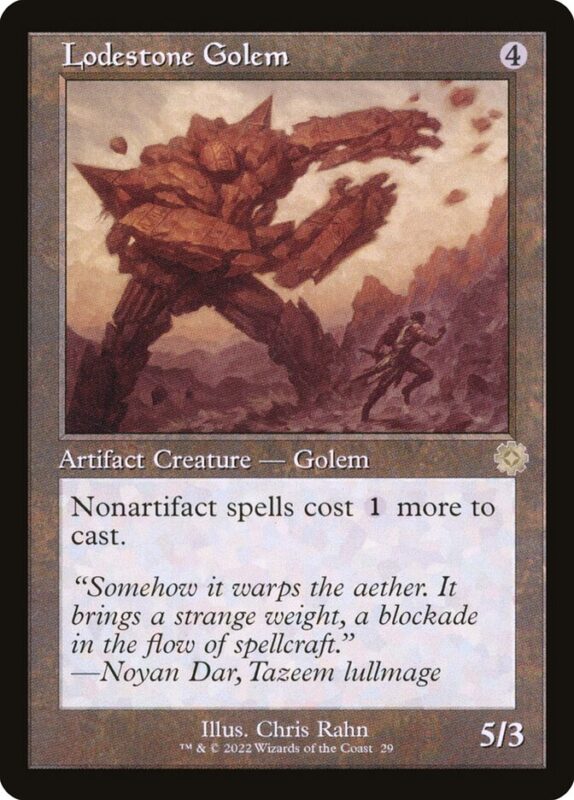 Lodestone Golem — brr 29 — Magic The Gathering TCG