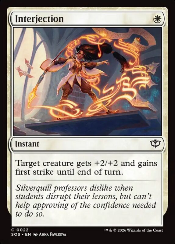 Interjection — sos 22 — Magic The Gathering TCG