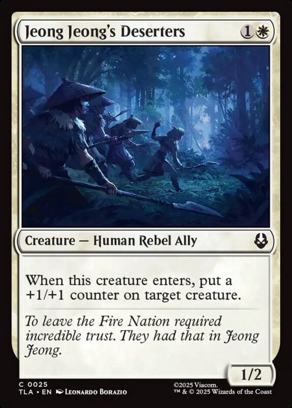 Jeong Jeong's Deserters — tla 25 — Magic The Gathering TCG