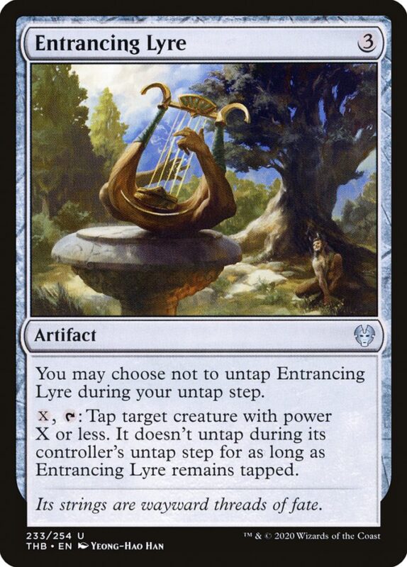 Entrancing Lyre — thb 233 — Magic The Gathering TCG