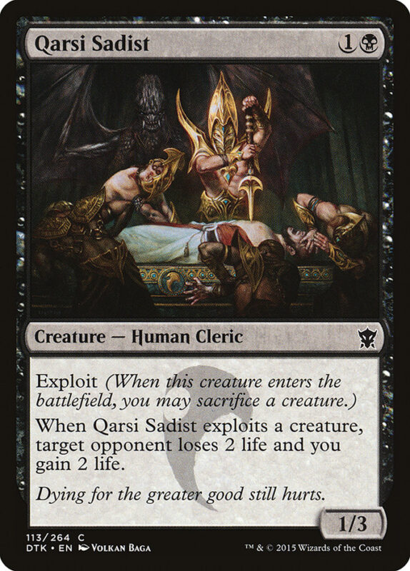 Qarsi Sadist — dtk 113 — Magic The Gathering TCG