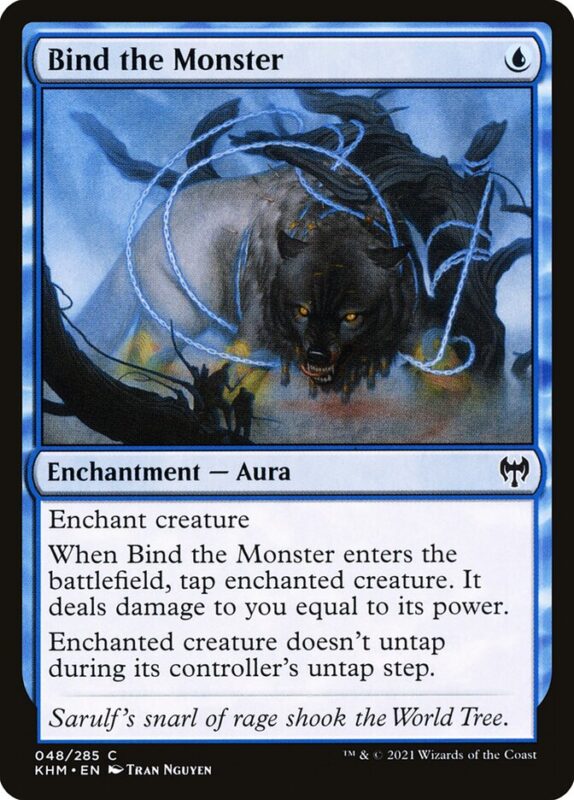 Bind the Monster — khm 48 — Magic The Gathering TCG