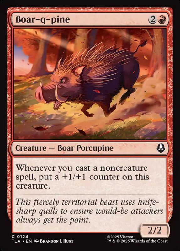 Boar-q-pine — tla 124 — Magic The Gathering TCG