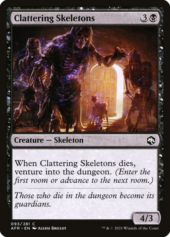 Clattering Skeletons — afr 93 — Magic The Gathering TCG