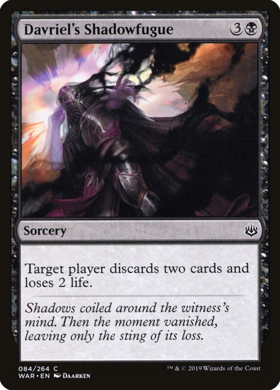 Davriel's Shadowfugue — war 84 — Magic The Gathering TCG