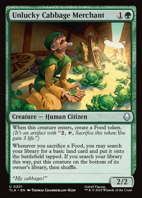 Unlucky Cabbage Merchant — tla 201 — Magic The Gathering TCG
