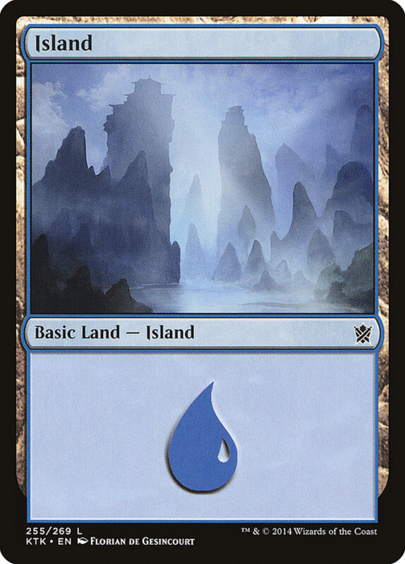 Island — ktk 255 — Magic The Gathering TCG