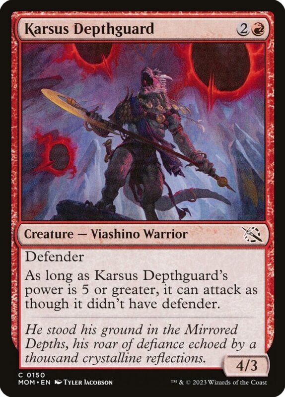 Karsus Depthguard — mom 150 — Magic The Gathering TCG