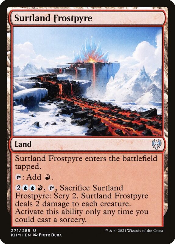 Surtland Frostpyre — khm 271 — Magic The Gathering TCG