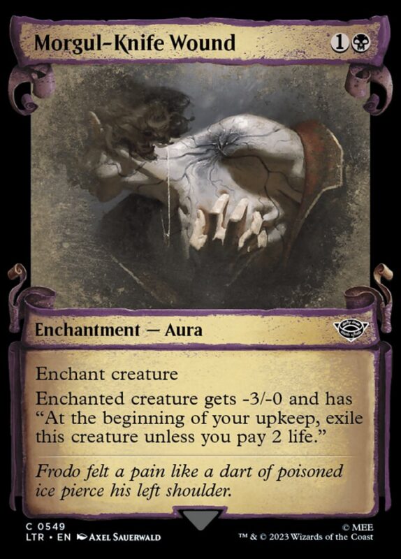Morgul-Knife Wound — ltr 549 — Magic The Gathering TCG
