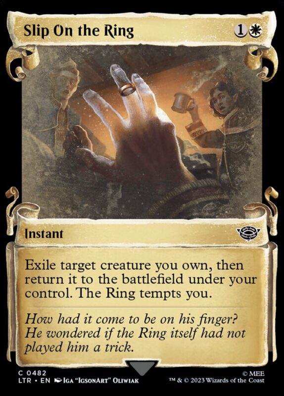 Slip On the Ring — ltr 482 — Magic The Gathering TCG