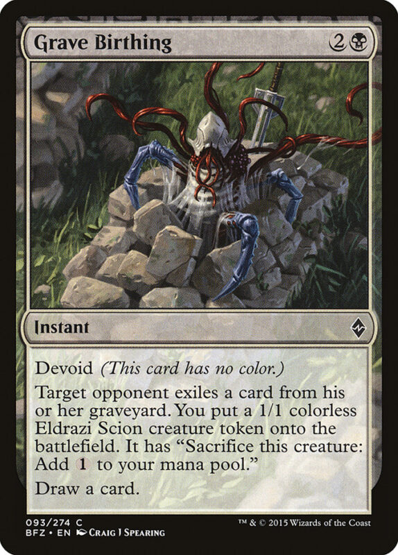 Grave Birthing — bfz 93 — Magic The Gathering TCG