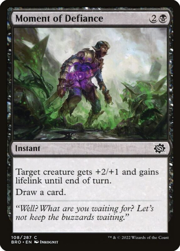 Moment of Defiance — bro 108 — Magic The Gathering TCG