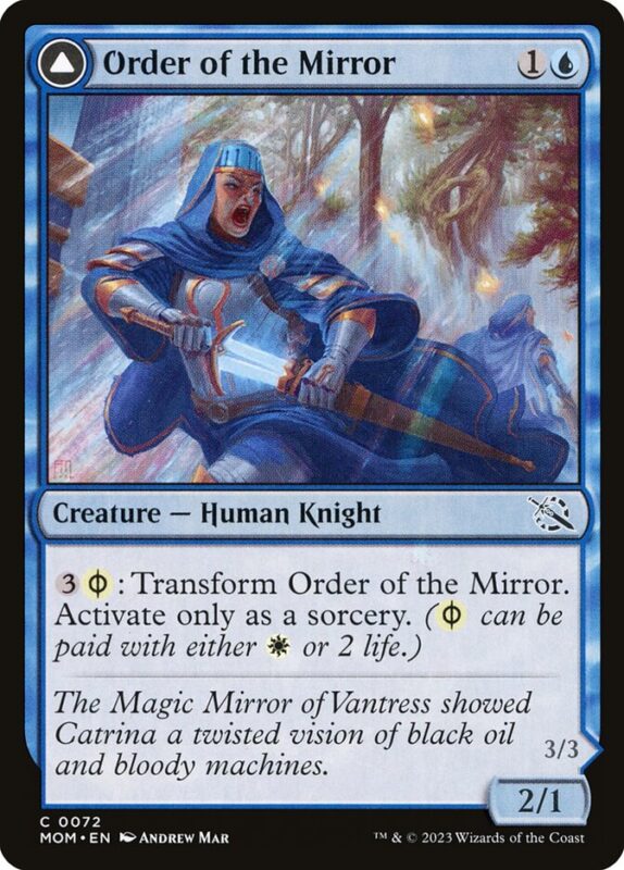 Order of the Mirror // Order of the Alabaster Host — mom 72 — Magic The Gathering TCG