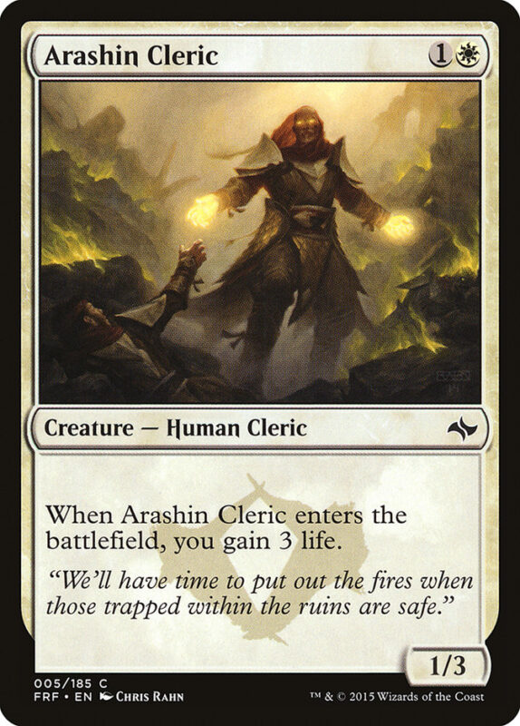 Arashin Cleric — frf 5 — Magic The Gathering TCG