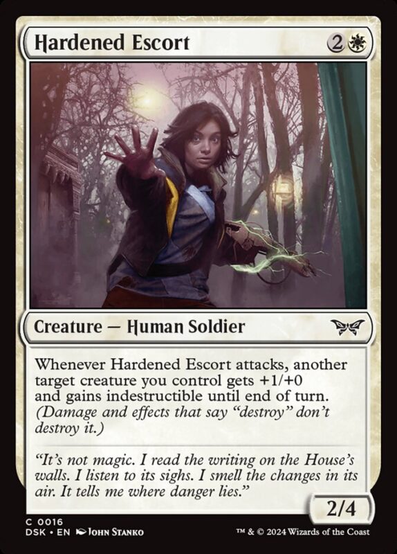 Hardened Escort — dsk 16 — Magic The Gathering TCG