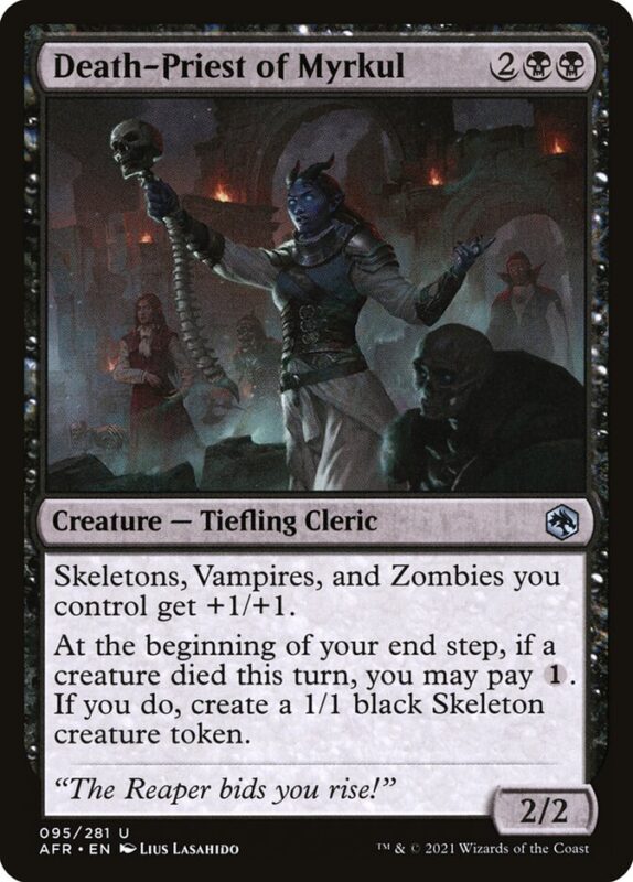 Death-Priest of Myrkul — afr 95 — Magic The Gathering TCG