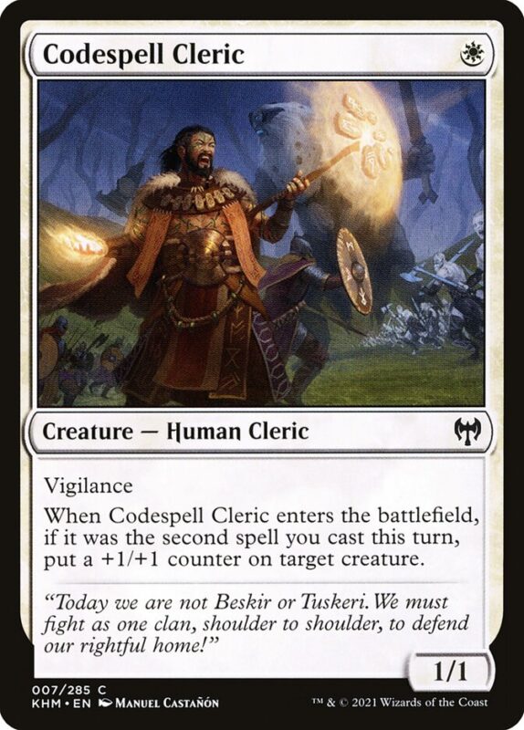 Codespell Cleric — khm 7 — Magic The Gathering TCG